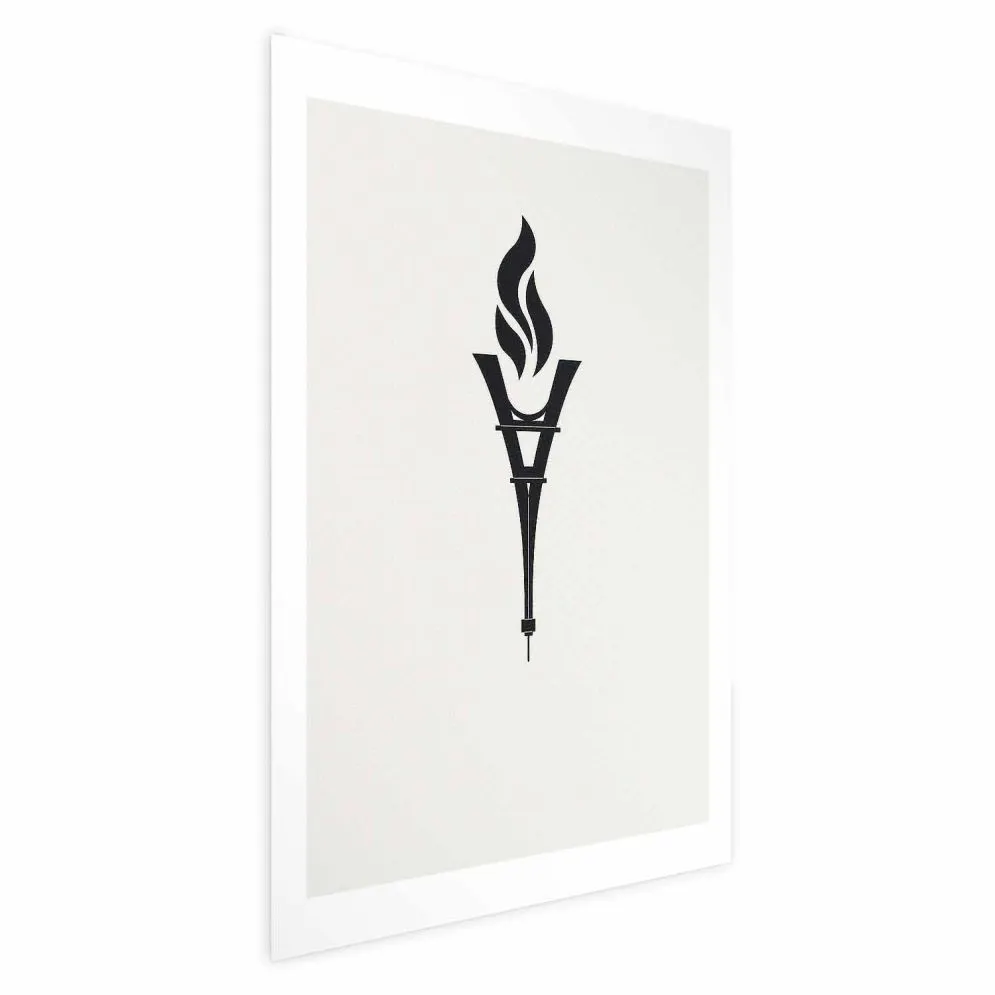 Plakat Znicz olimpijski 40x60 cm bez ramy z marginesem | MIRAT.