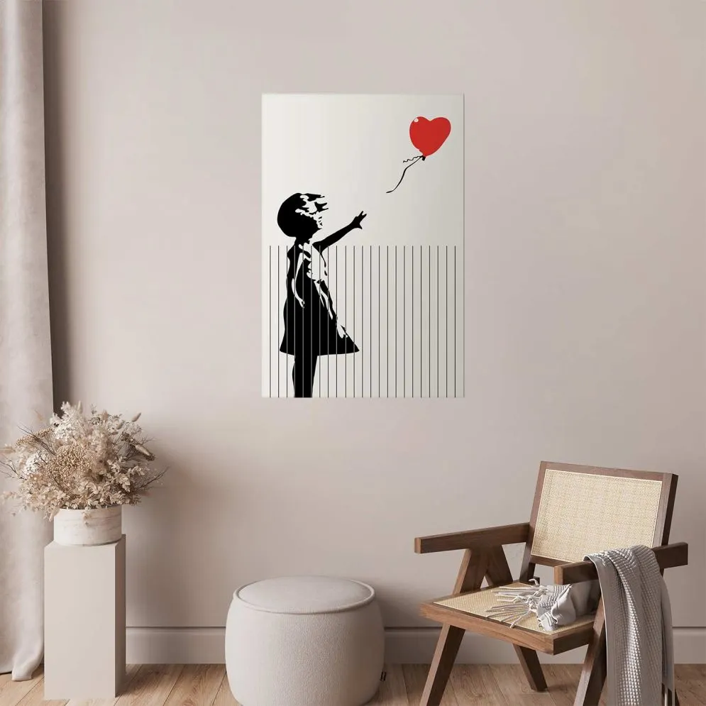 Plakat Pocięty Banksy 40x60 cm bez ramy bez marginesu | MIRAT.