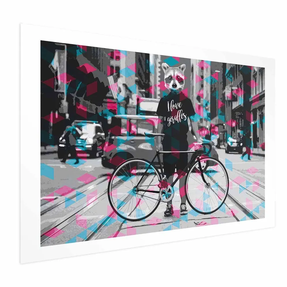 Plakat Giraffes 42x29,7 cm bez ramy z marginesem | MIRAT.