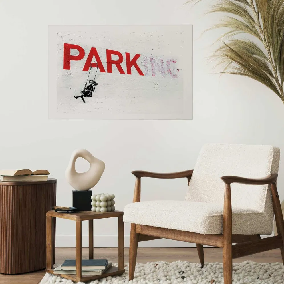 Plakat Parking 42x29,7 cm bez ramy z marginesem | MIRAT.