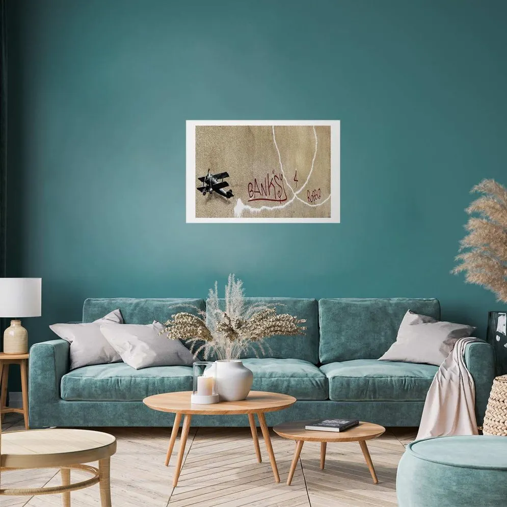 Plakat Dwupłatowiec 60x40 cm bez ramy z marginesem | MIRAT.