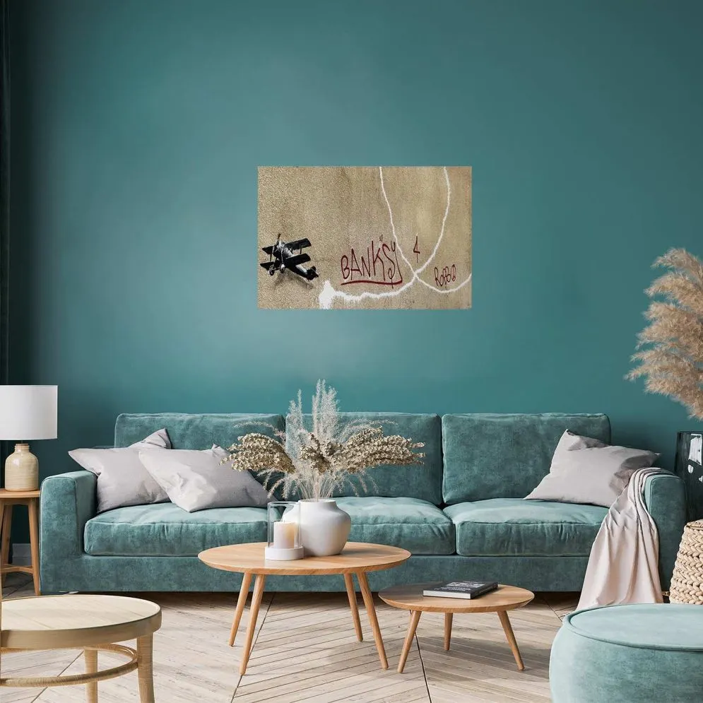 Plakat Dwupłatowiec 60x40 cm bez ramy bez marginesu | MIRAT.