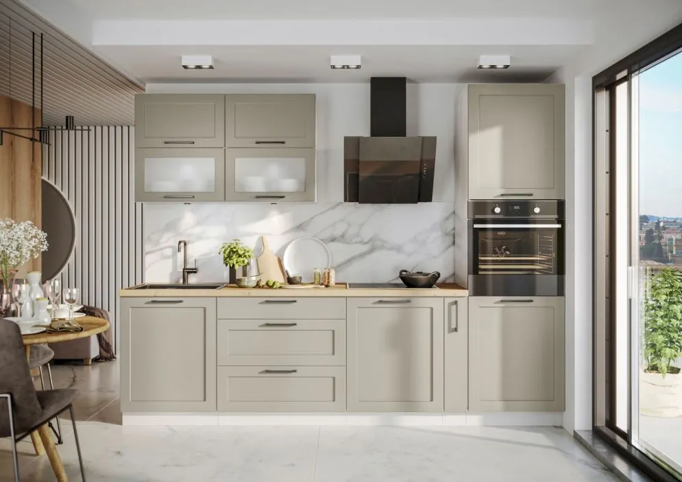 Szafka kuchenna stojąca CARGO ADELE D30 coffe mat z koszem wąka I sklep meblowy MIRAT.  kolekcja ADELE