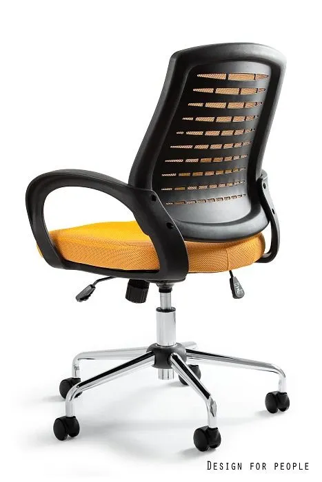 Fotel biurowy AWARD żółty do biura z podłokietnikami | MIRAT. w stylu kolekcja