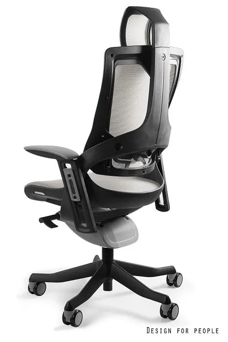 Fotel biurowy WAU 2 czarny/szary siatka ergonomiczny | MIRAT. w stylu  kolekcja