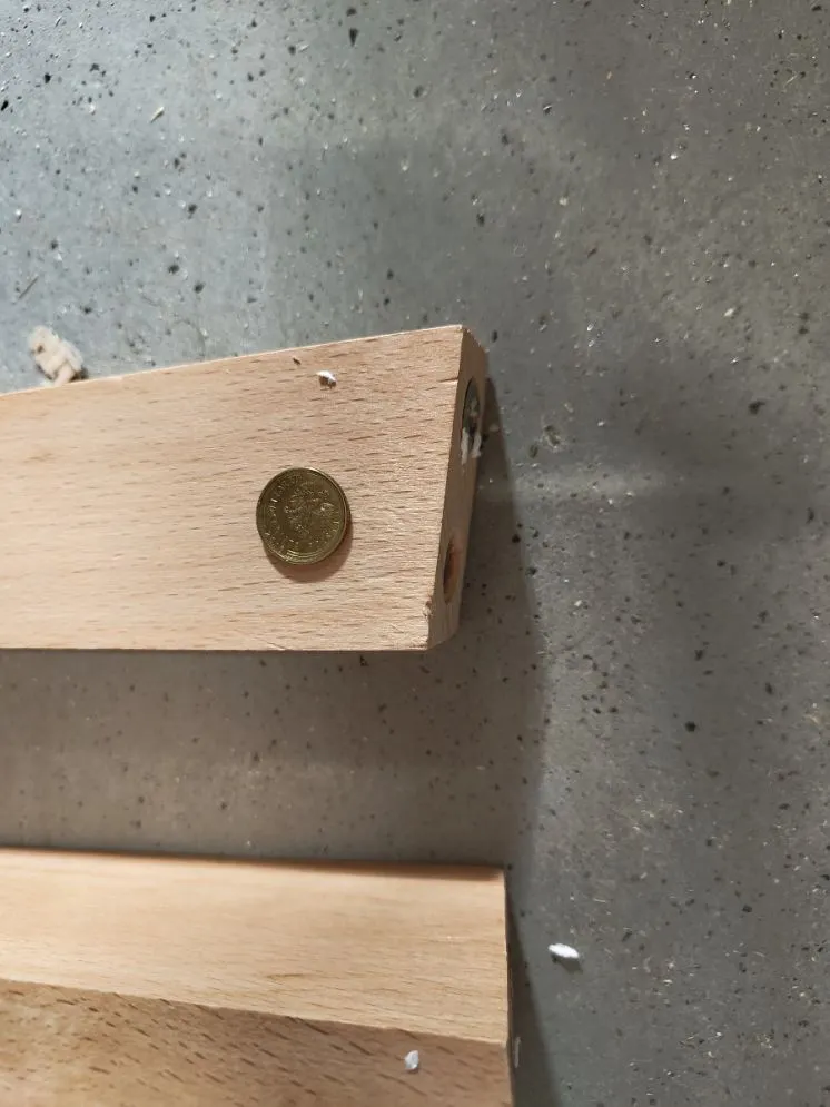 Ława ZETA 50x50 szara/buk - powystawowa I sklep meblowy MIRAT. styl SKANDYNAWSKI