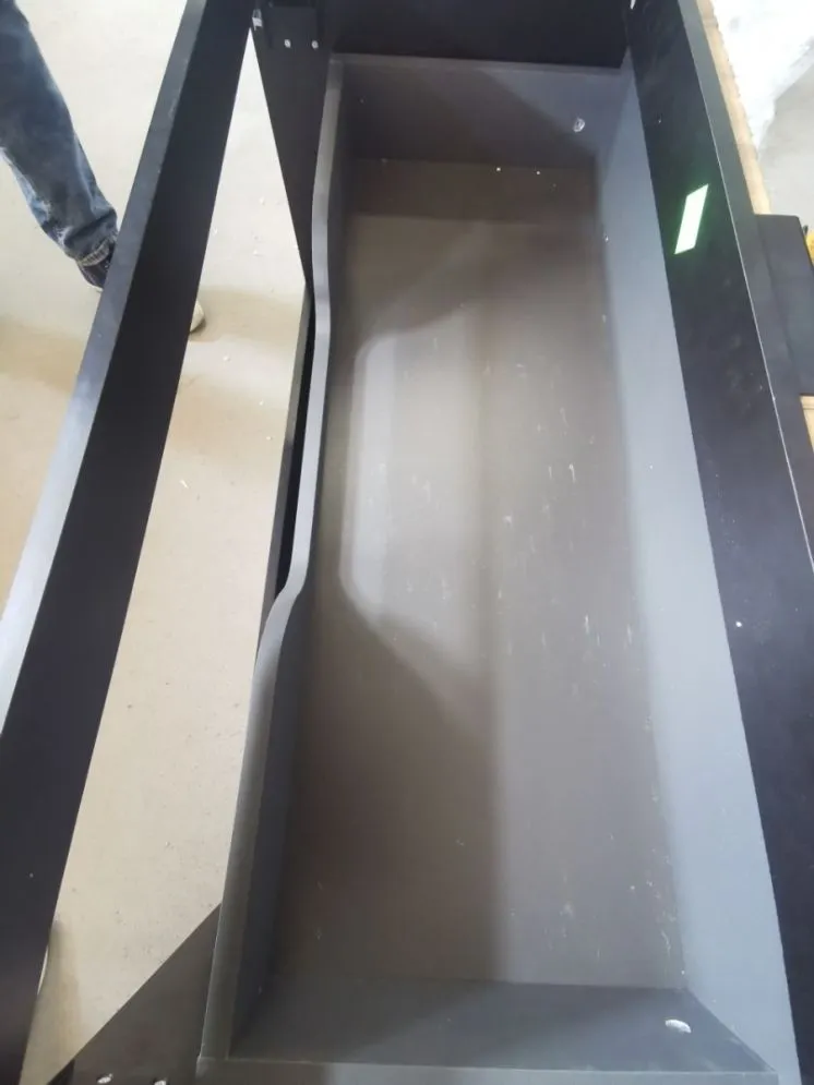 Szafka pod umywalkę nablatową XILO BLACK WOTAN 82 100cm czarna/dąb - powystawowa I sklep meblowy MIRAT. styl LOFT, RYFLOWANY