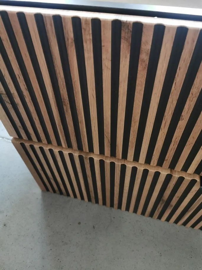 Szafka pod umywalkę nablatową XILO BLACK WOTAN 82 100cm czarna/dąb - powystawowa I sklep meblowy MIRAT. styl LOFT, RYFLOWANY