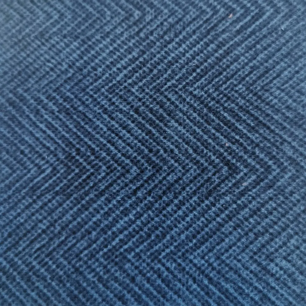 Fotel BARD niebieski rozkładany z podnóżkiem | MIRAT.