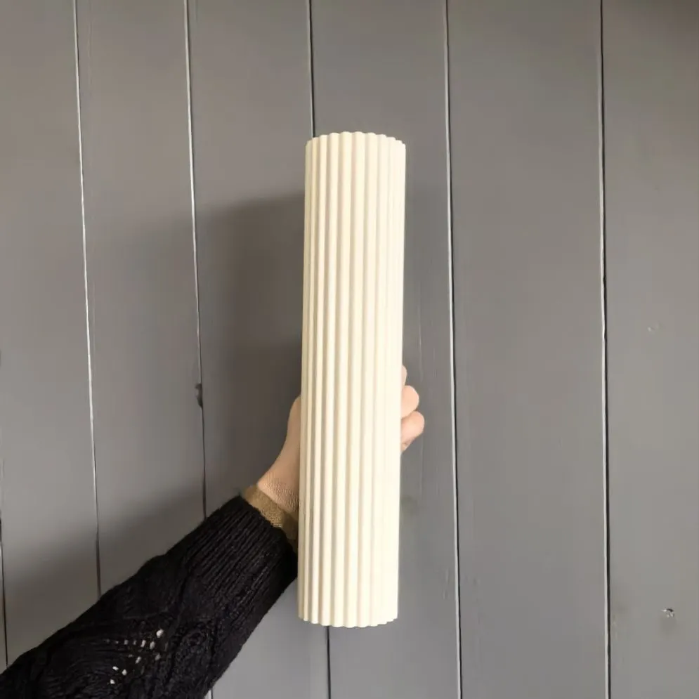 Kinkiet KARBON 20 beżowy ryflowany góra/dół | sklep MIRAT kolekcja karbon