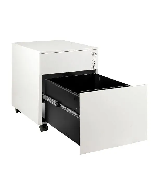 Kontenerek biurowy XD-041-2 biały z 2 szufladami | MIRAT. w stylu  kolekcja