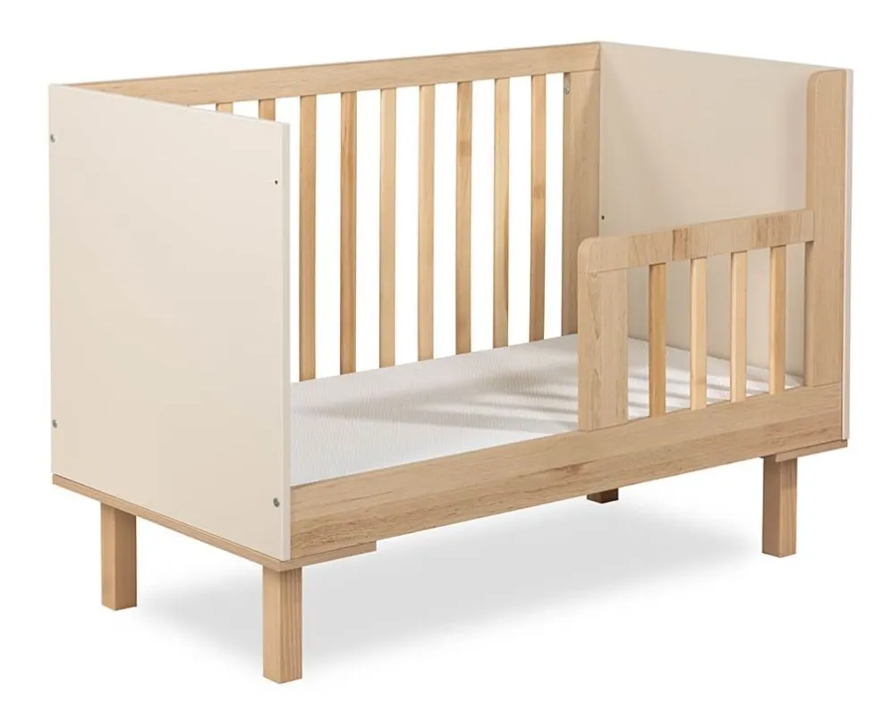 Łóżeczko dziecięce LAURA 120x60 buk/szampański I sklep meblowy MIRAT. styl SKANDYNAWSKI kolekcja LAURA