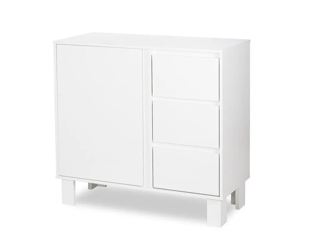 Komoda dla dzieci OLIVIA 100 biała I sklep meblowy MIRAT. styl SKANDYNAWSKI kolekcja OLIVIA