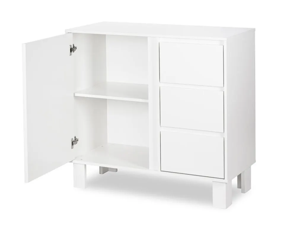 Komoda dla dzieci OLIVIA 100 biała I sklep meblowy MIRAT. styl SKANDYNAWSKI kolekcja OLIVIA