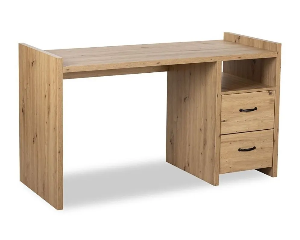 Biurko dziecięce AMELIA 145cm dąb solidne I sklep meblowy MIRAT. styl LOFT kolekcja AMELIA