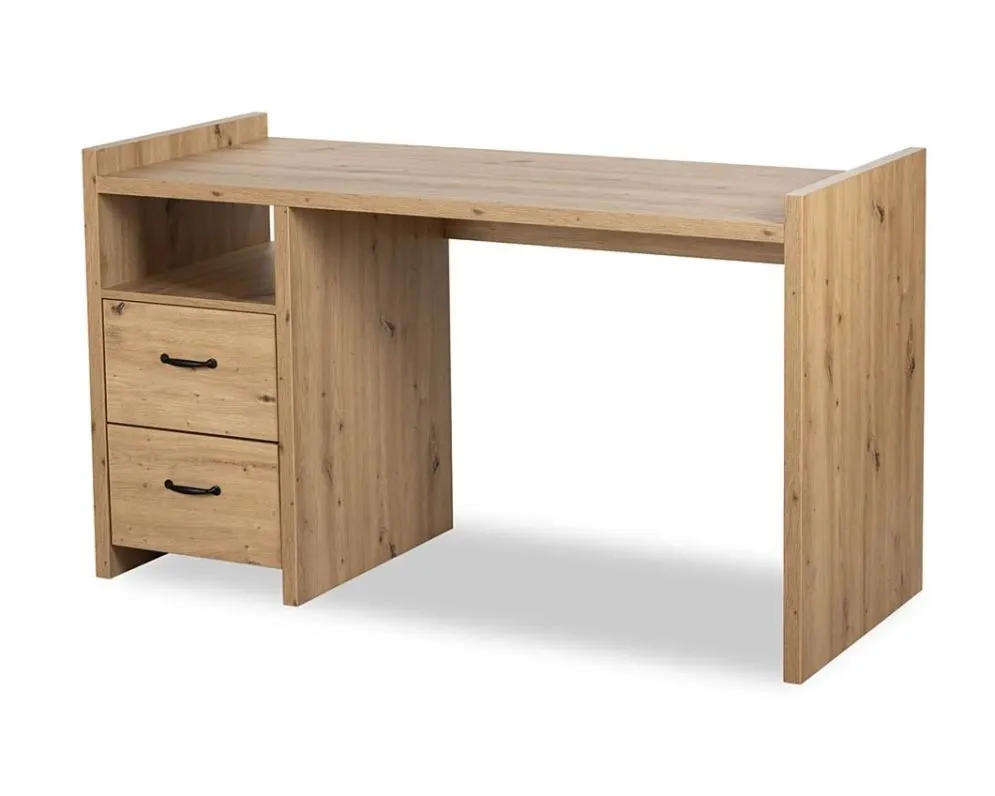 Biurko dziecięce AMELIA 145cm dąb solidne I sklep meblowy MIRAT. styl LOFT kolekcja AMELIA