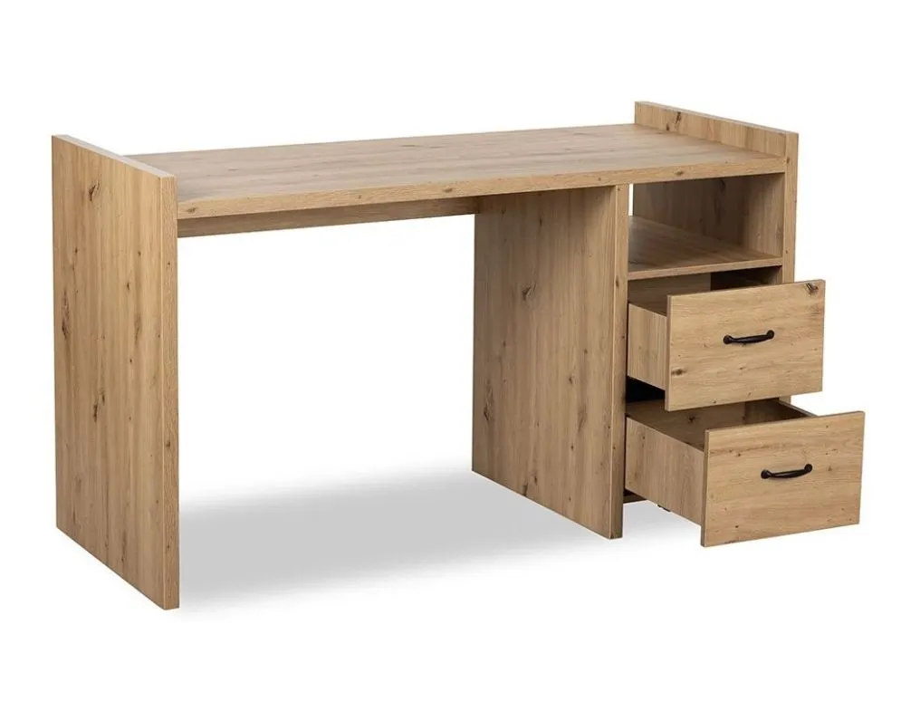 Biurko dziecięce AMELIA 145cm dąb solidne I sklep meblowy MIRAT. styl LOFT kolekcja AMELIA