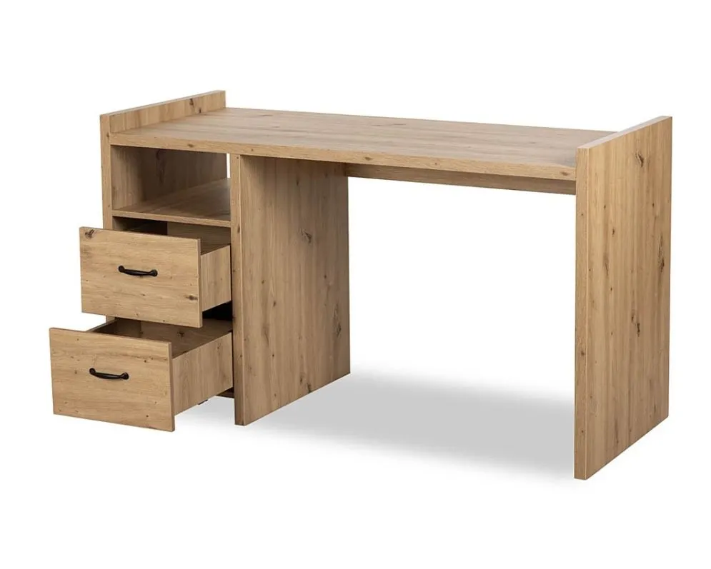 Biurko dziecięce AMELIA 145cm dąb solidne I sklep meblowy MIRAT. styl LOFT kolekcja AMELIA