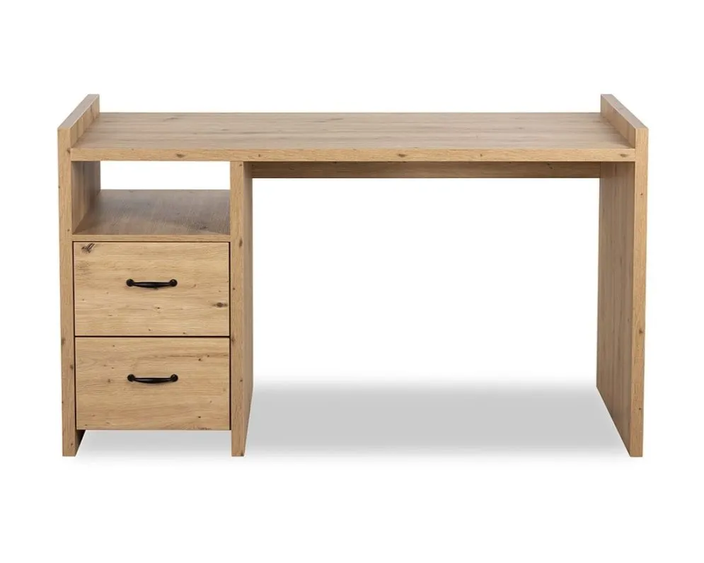 Biurko dziecięce AMELIA 145cm dąb solidne I sklep meblowy MIRAT. styl LOFT kolekcja AMELIA