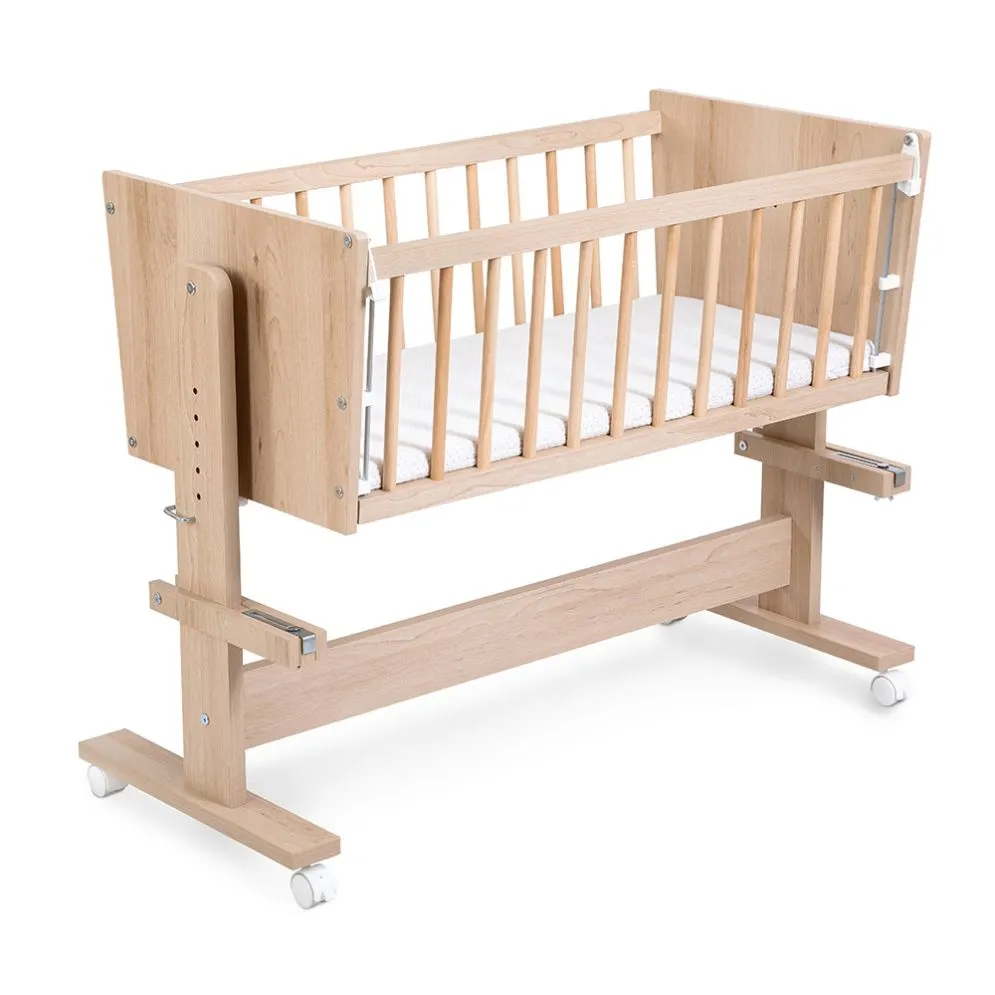 Łóżeczko kołyska KAJA 5w1 buk dostawne małe I sklep meblowy MIRAT. styl SKANDYNAWSKI