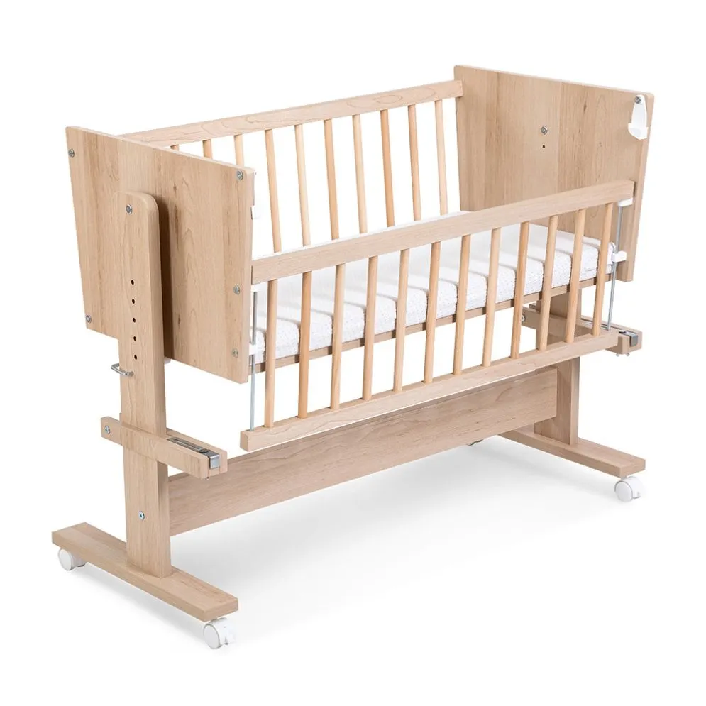 Łóżeczko kołyska KAJA 5w1 buk dostawne małe I sklep meblowy MIRAT. styl SKANDYNAWSKI