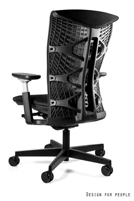 Fotel biurowy REYA czarny z regulowanymi podłokietnikami | MIRAT. w stylu  kolekcja