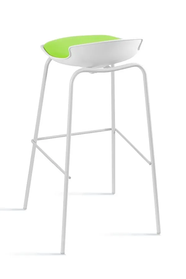 Hoker DUKE biały na klasycznej podstawie do kuchni | MIRAT. w stylu  kolekcja