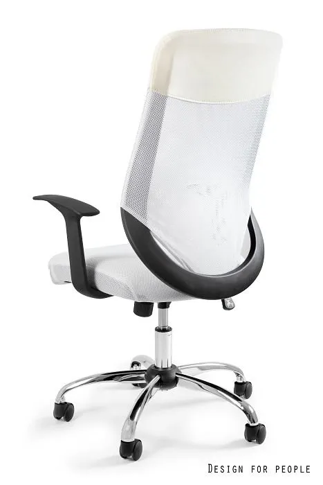 Fotel biurowy MOBI PLUS biały do eleganckiego biura | MIRAT. w stylu  kolekcja