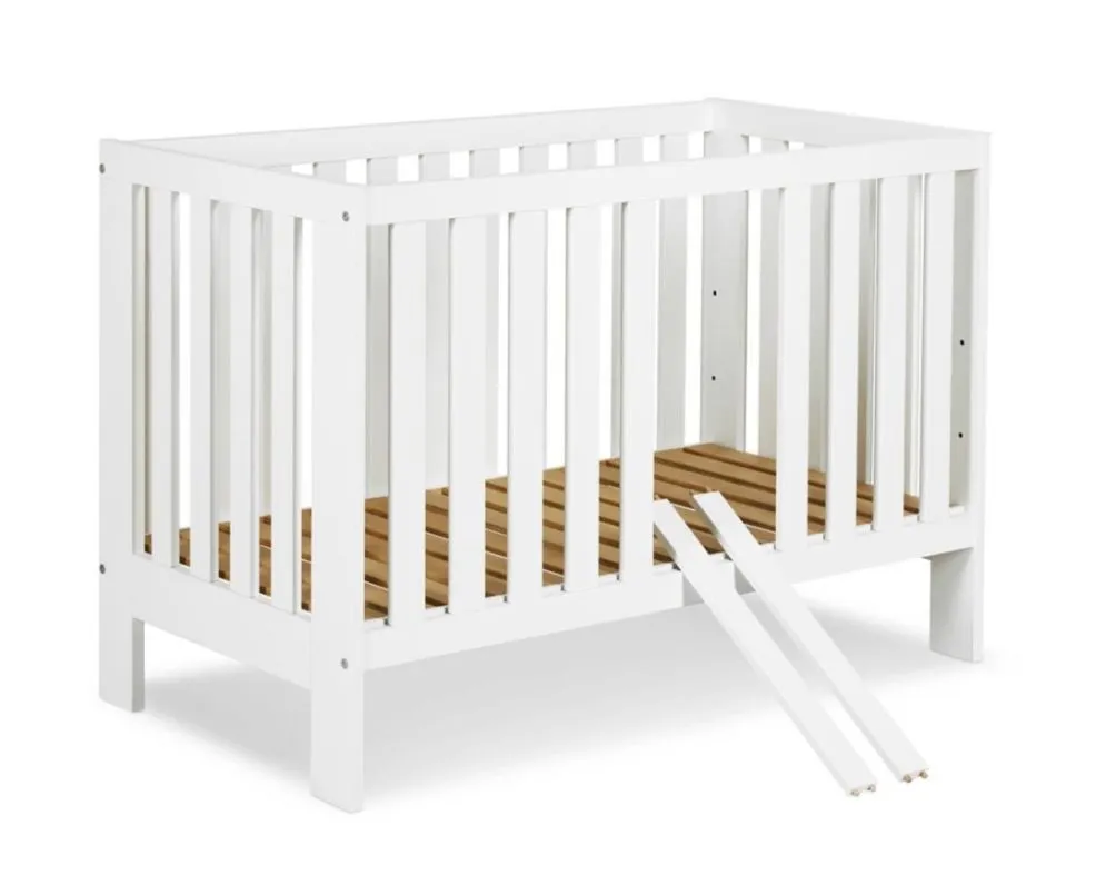 Łóżeczko dziecięce AMELIA II 120x60 białe I sklep meblowy MIRAT. styl SKANDYNAWSKI kolekcja AMELIA