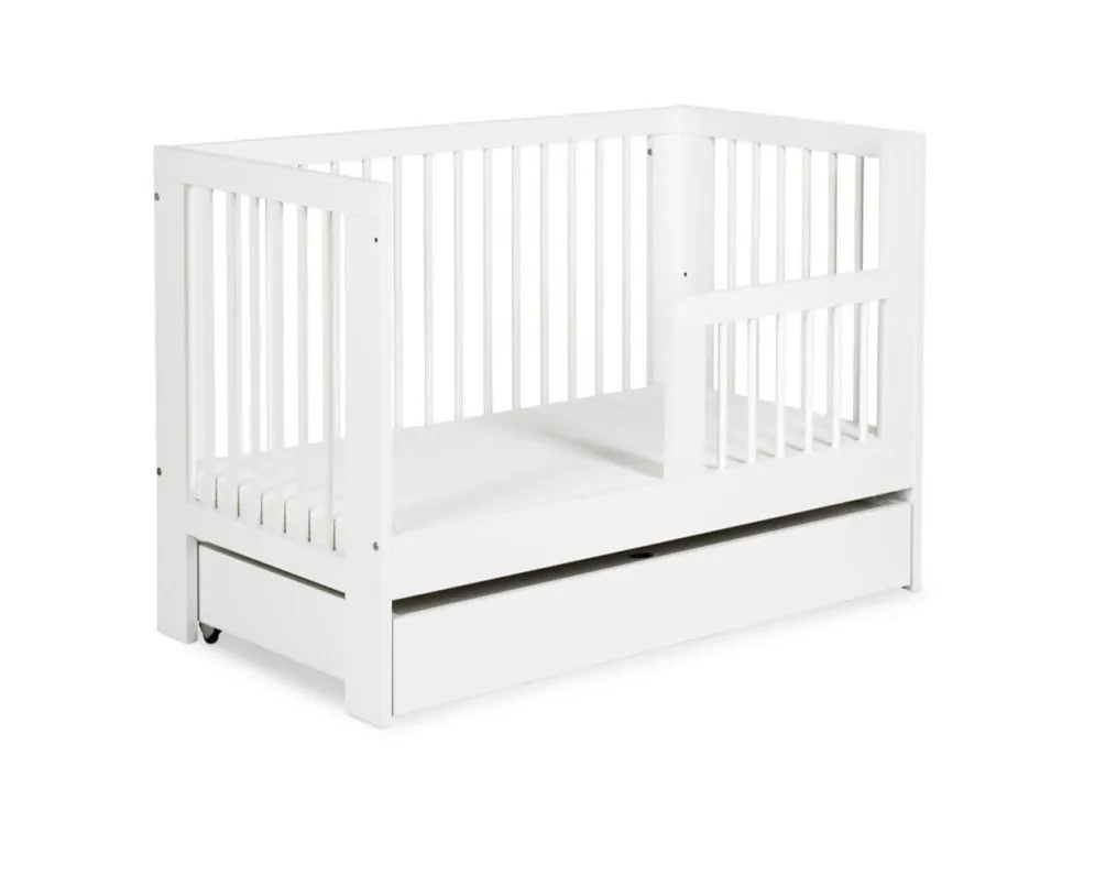 Łóżeczko dziecięce OLIVIA 120x60 białe I sklep meblowy MIRAT. styl SKANDYNAWSKI
