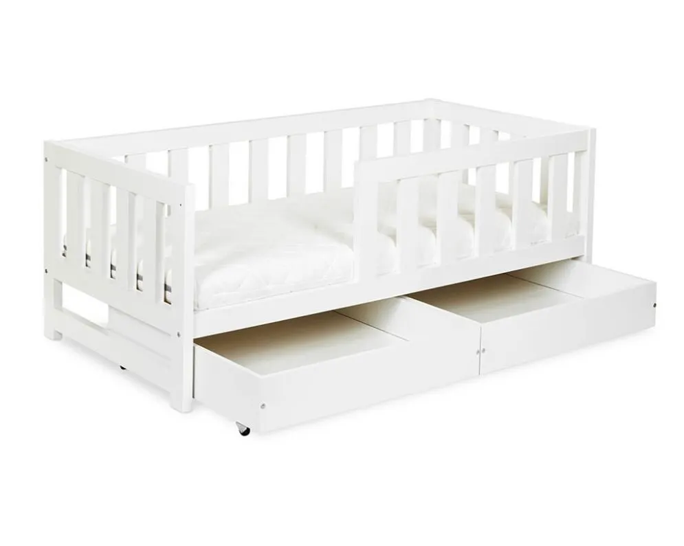 Łóżko młodzieżowe AMELIA 160x80 białe skandynawskie I sklep meblowy MIRAT. styl SKANDYNAWSKI kolekcja AMELIA