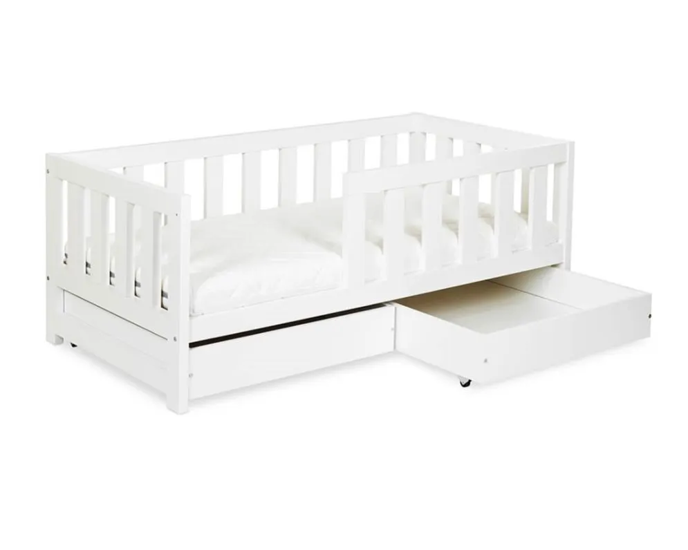 Łóżko młodzieżowe AMELIA 160x80 białe skandynawskie I sklep meblowy MIRAT. styl SKANDYNAWSKI kolekcja AMELIA