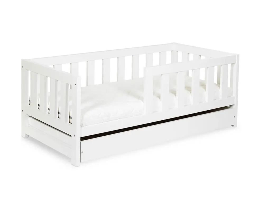 Łóżko młodzieżowe AMELIA 160x80 białe skandynawskie I sklep meblowy MIRAT. styl SKANDYNAWSKI kolekcja AMELIA