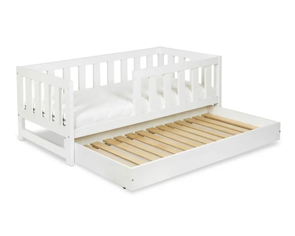 Łóżko młodzieżowe AMELIA 160x80 białe skandynawskie I sklep meblowy MIRAT. styl SKANDYNAWSKI kolekcja AMELIA