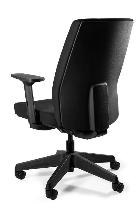 Fotel biurowy WORK czarny z regulowanymi podłokietnikami | MIRAT.