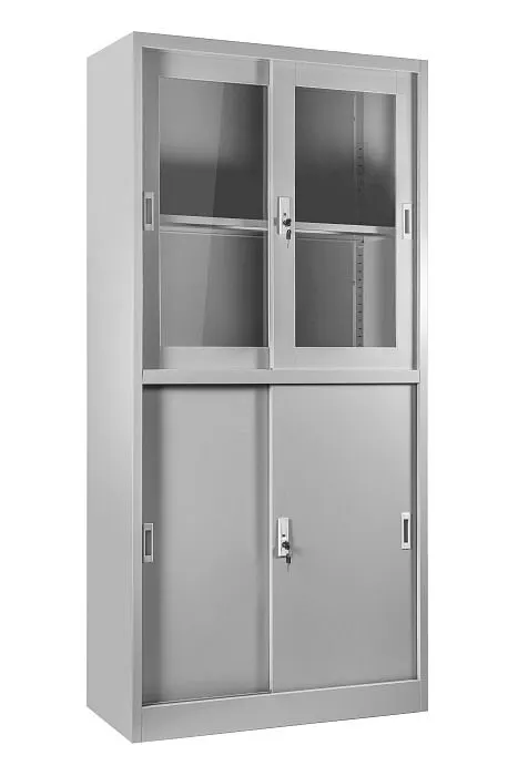 Szafka metalowa XD-015 szara biurowa z zamkiem | MIRAT. w stylu kolekcja