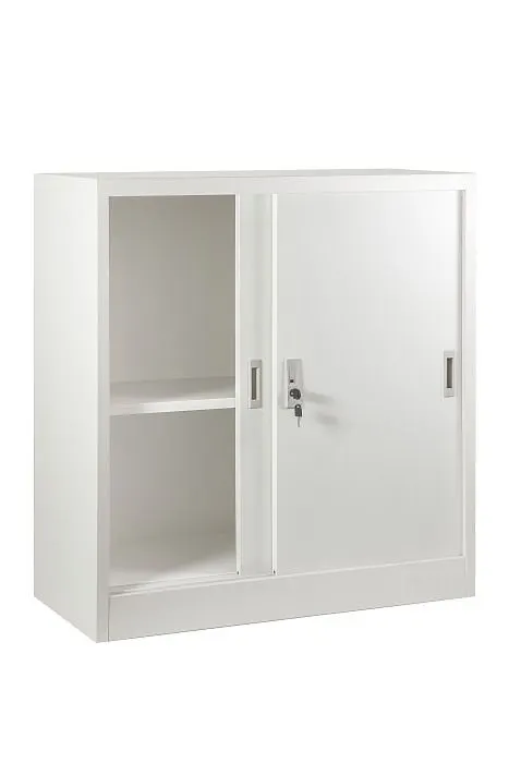 Szafka metalowa XD-020 biała do biura przesuwna | MIRAT. w stylu  kolekcja