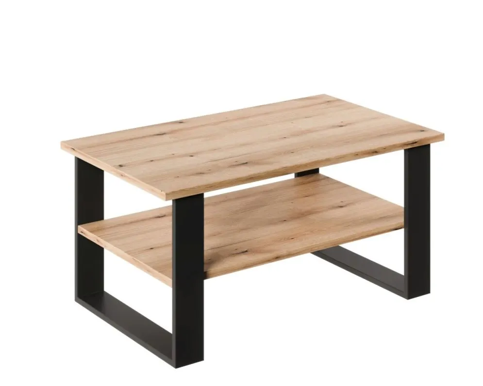 Ława INGA 110x65 dąb evoke I sklep meblowy MIRAT. styl LOFT