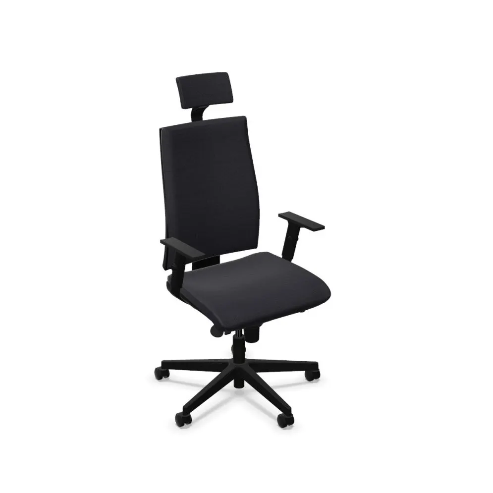 Fotel biurowy INTRATA SM02 grafitowy ergonomiczny | MIRAT. w stylu  kolekcja