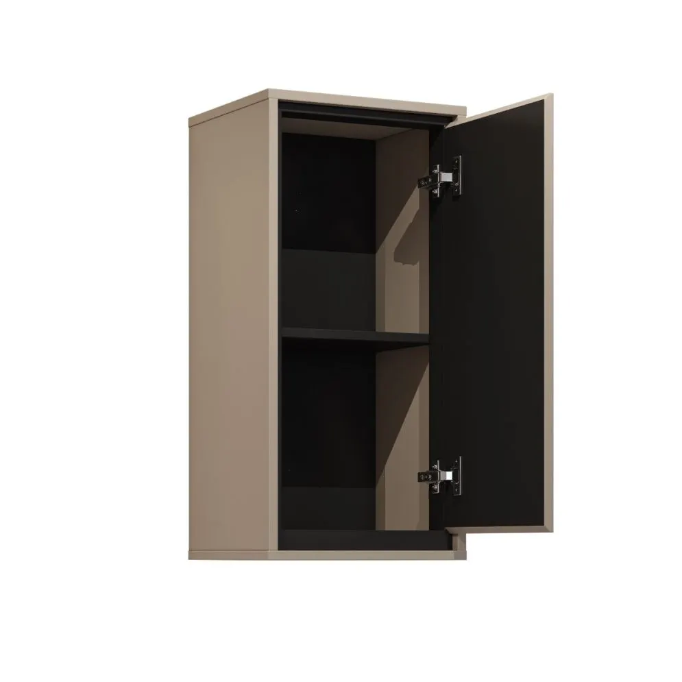 Szafka łazienkowa GAJA 1D 35cm congo/czarna wisząca I sklep meblowy MIRAT.  kolekcja GAJA