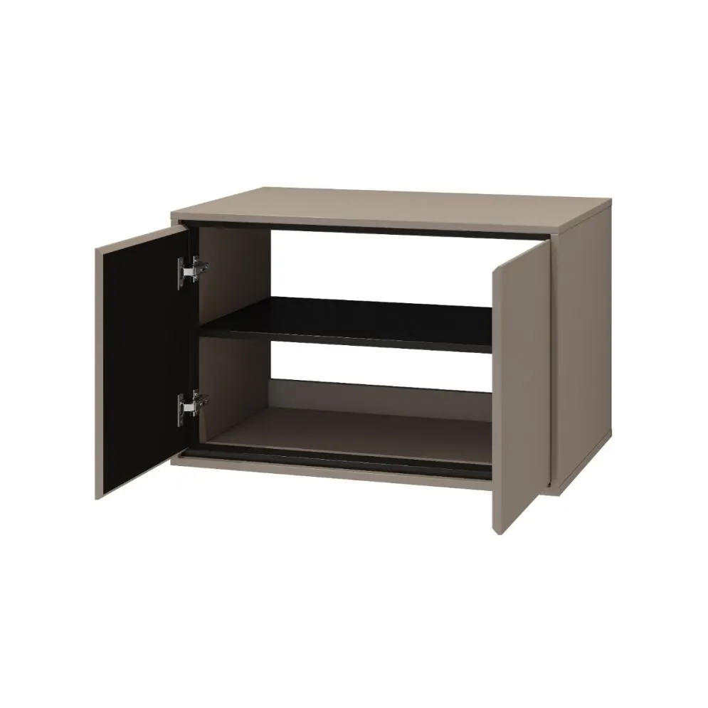 Wisząca szafka pod umywalkę nablatową GAJA 2D 78cm congo/czarna  I sklep meblowy MIRAT.  kolekcja GAJA