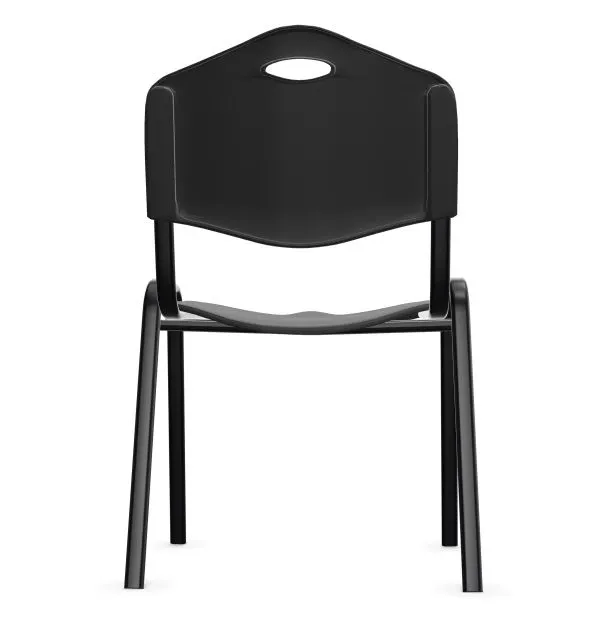 Krzesło z tworzywa ISO ciemno szare konferencyjne I sklep meblowy MIRAT.