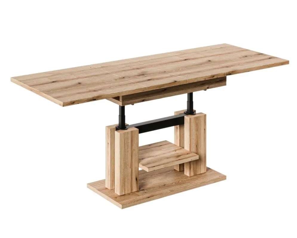 Ława rozkładana podnoszona ISO 110(170)x65 dąb evoke I sklep meblowy MIRAT.