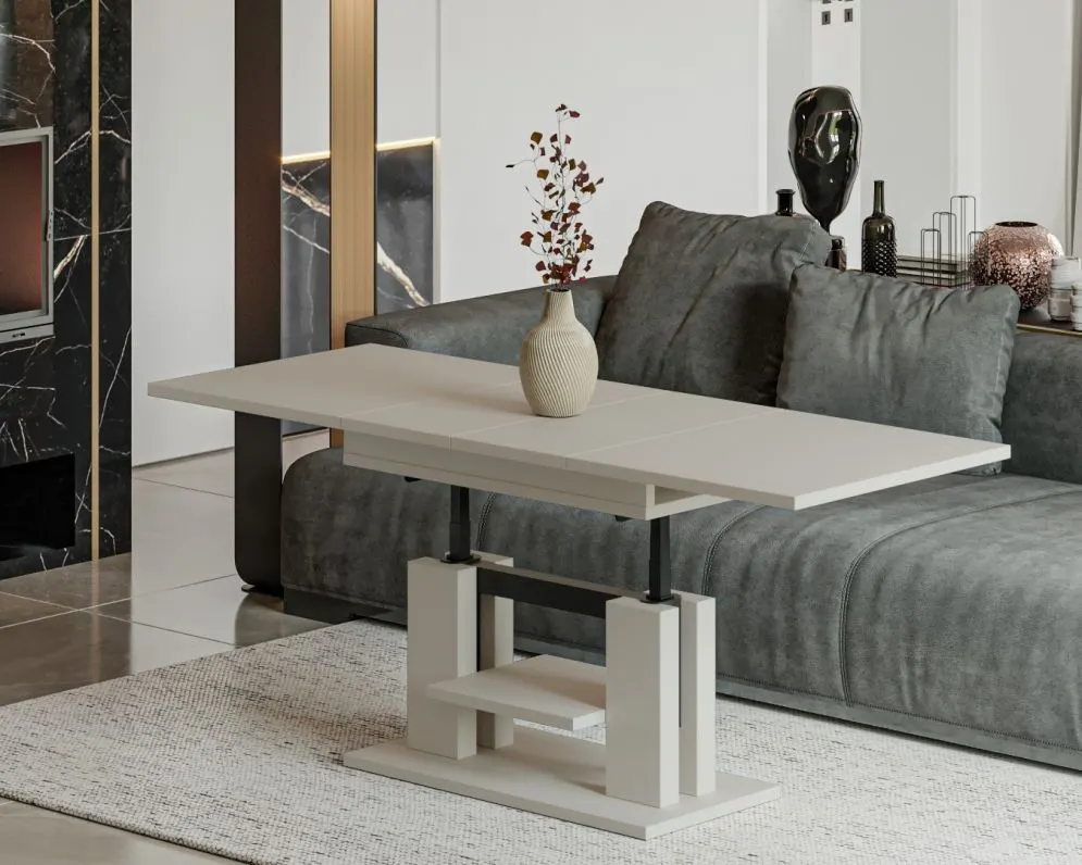 Ława rozkładana podnoszona ISO 110(170)x65 kaszmirowa I sklep meblowy MIRAT.