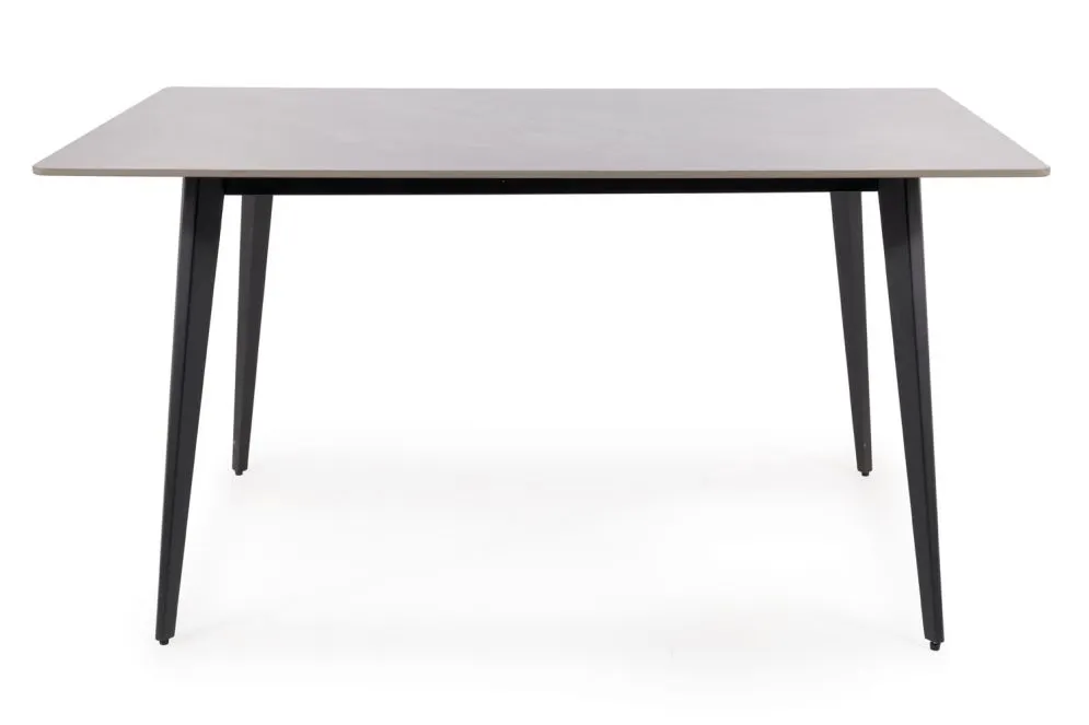Stół IVY 140x80 szary/czarny mat I sklep meblowy MIRAT. styl LOFT