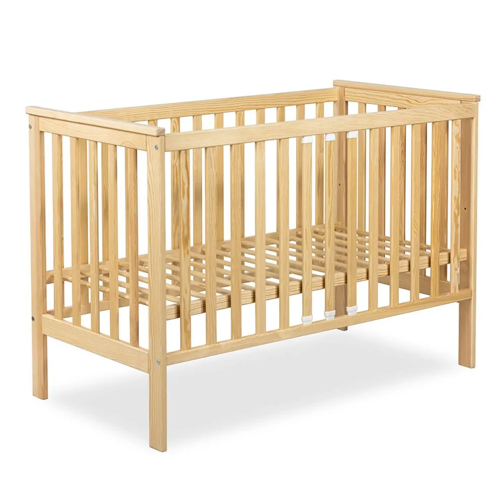 Łóżeczko dziecięce FILIP 120x60 sosna drewniane I sklep meblowy MIRAT. styl SKANDYNAWSKI