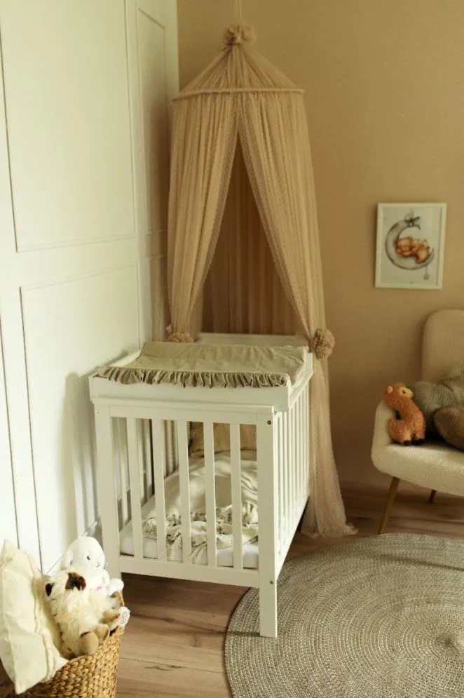 Łóżeczko dziecięce FILIP 120x60 białe sosnowe I sklep meblowy MIRAT. styl SKANDYNAWSKI