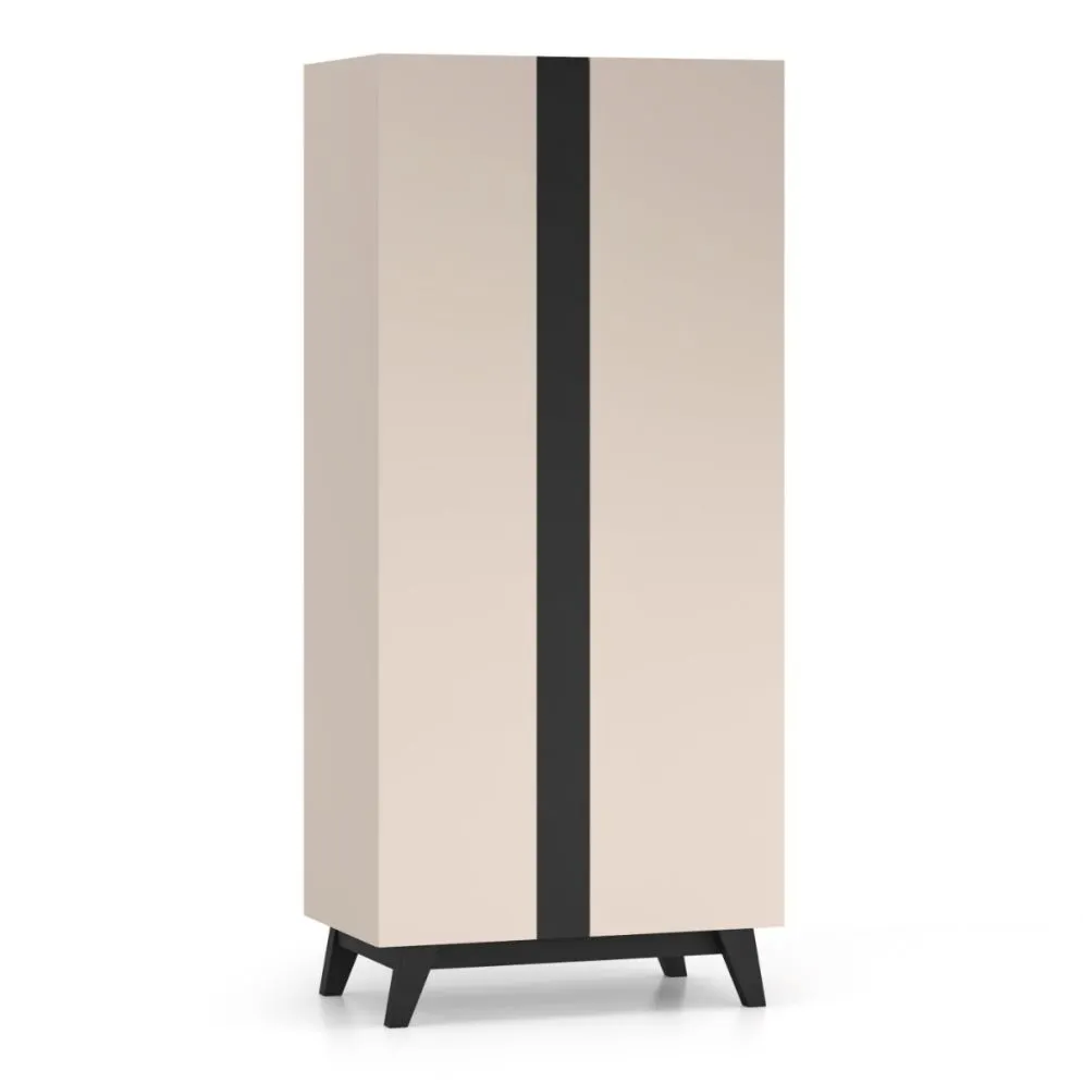 Szafa FRESHION 2D kaszmirowa/czarna I sklep meblowy MIRAT.  kolekcja FRESHION