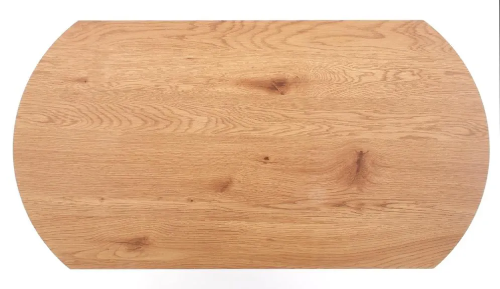 Stół JACKSON 160x90 dąb/czarny do salonu w stylu loft | MIRAT. styl LOFT