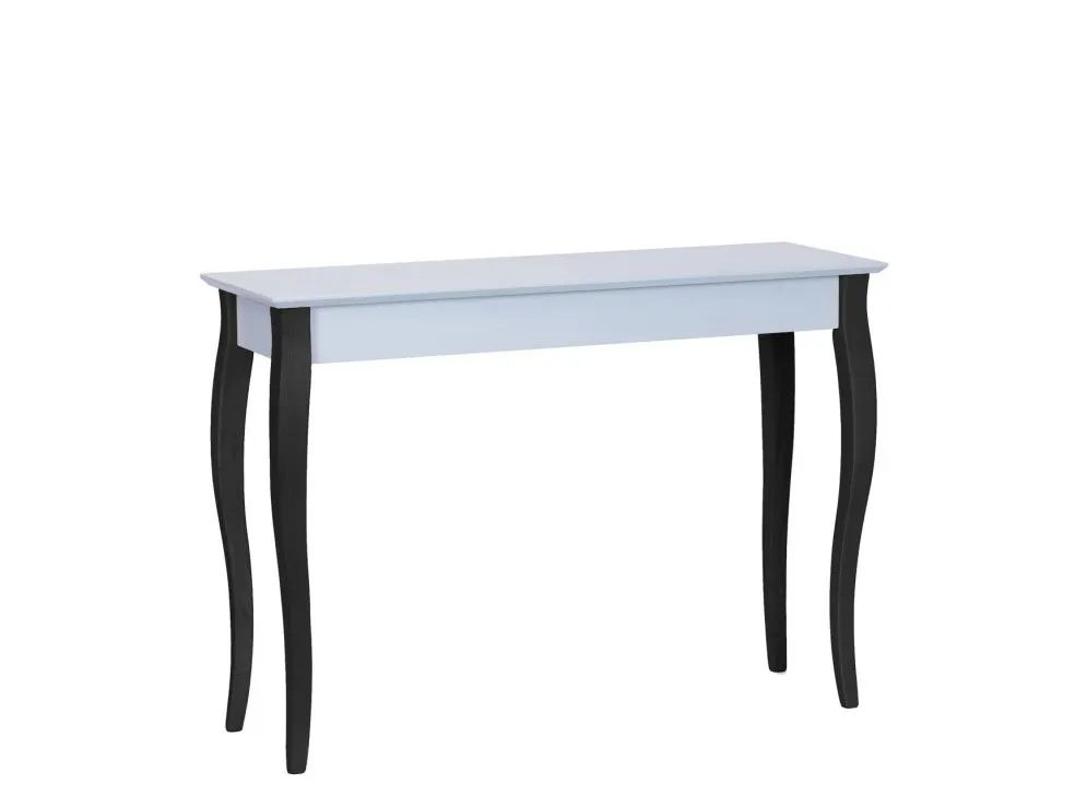 Konsola LILLO jasnoszara/czarna w stylu skandynawskim do salonu | MIRAT. w stylu SKANDYNAWSKI kolekcja